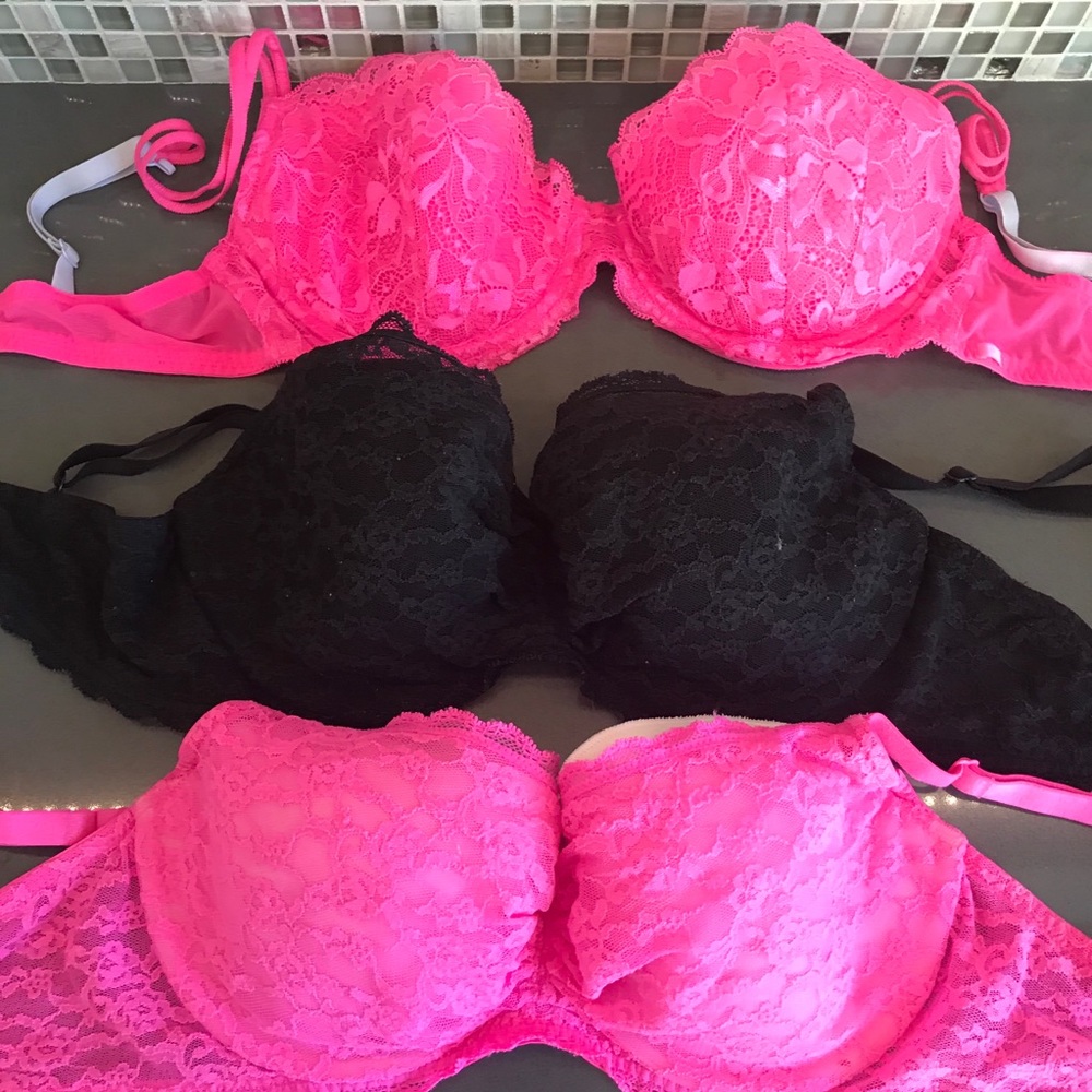 3 Victoria’s Secret bras 34 d